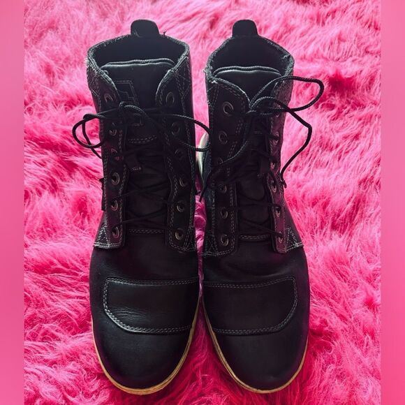 Harley-Davidson Men's SIZE 10 M Steinman Waterproof Riding Shoes, Black - Picture 2 of 11